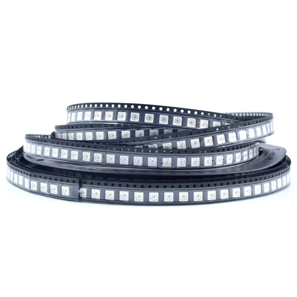 100 шт. встроенный СВЕТОДИОДНЫЙ Модуль SMD5050 5 в пост. Тока|individually addressable|led
