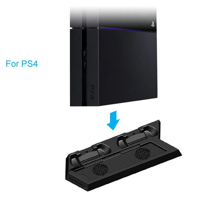 Для PS4 Slim консоли вертикальная подставка кронштейн тело держатель док станция