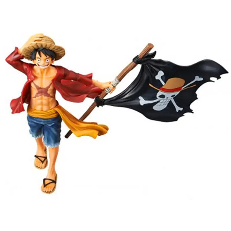 Одна штука журнал название страницы Обезьяна D. Luffy Jolly Rogers ПВХ фигурка