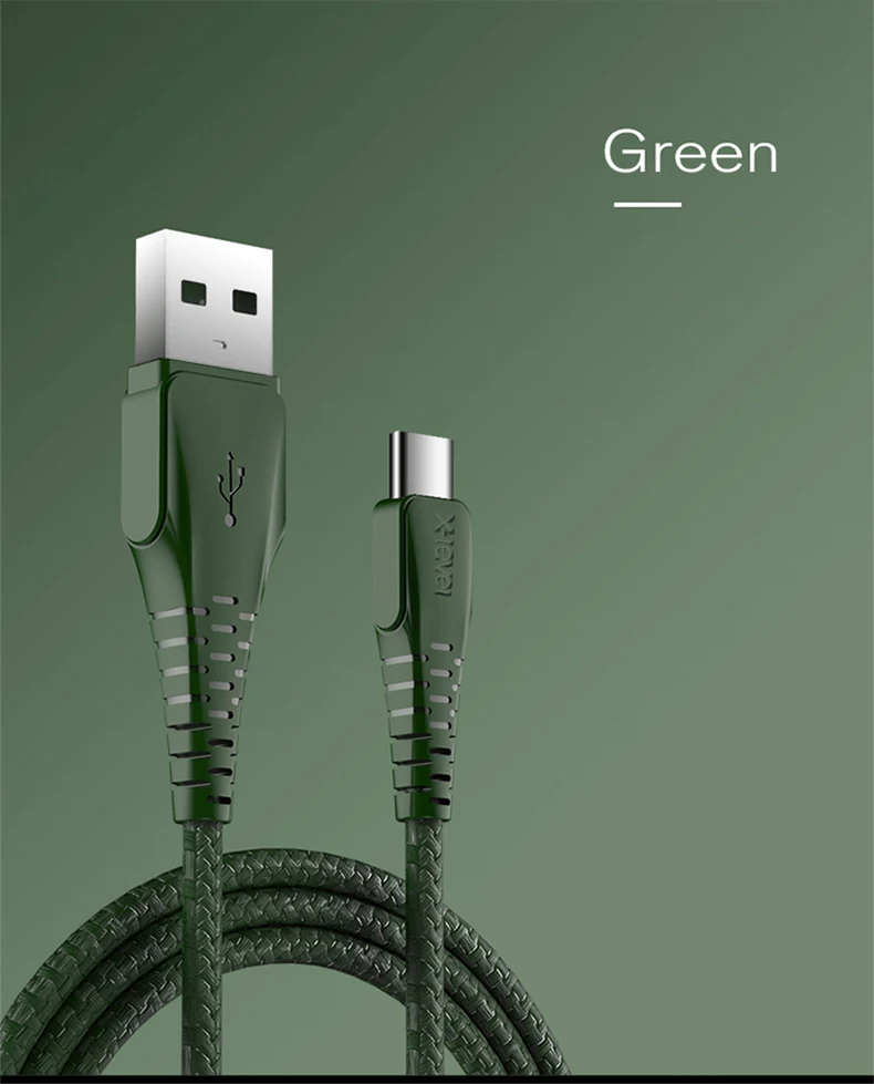 X-Level usb type-C кабель для samsung Note 9 USB-C быстрой зарядки type-C кабель для Xiaomi mi 9 mi x 3 One Plus 7 Pro USB C зарядное устройство