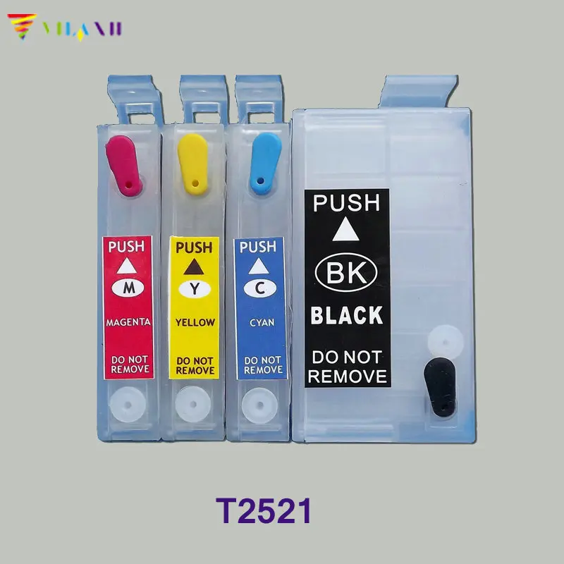 Vilaxh T2521 для Epson чернильный картридж epson WF 3620 3640 7110 7610 wf t252|wf 7610|ink for epsonink cartridge |