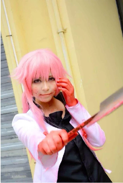 Индивидуальный Дневник для будущего Mirai Nikki Gasai Yuno карнавальный костюм аниме на