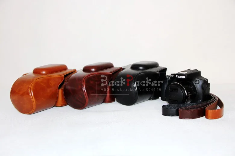 Винтажная сумка из искусственной кожи для видеокамеры чехол камеры Panasonic Canon SX60
