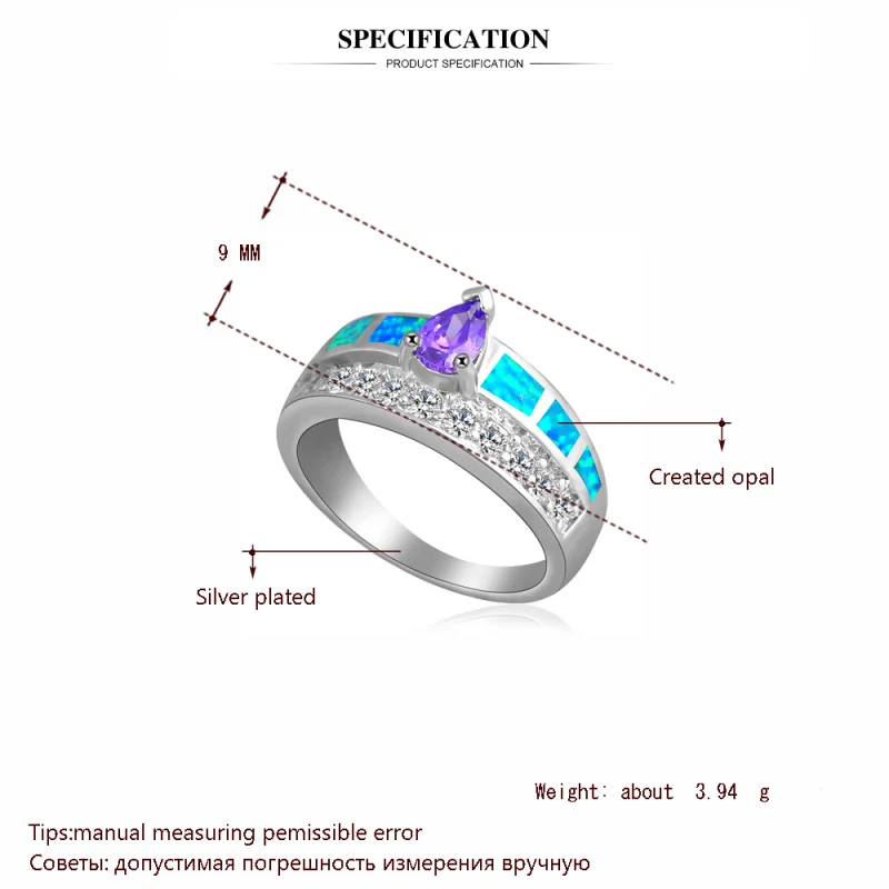 Новое поступление Best Юбилей подарок на день рождения Модные украшения синий