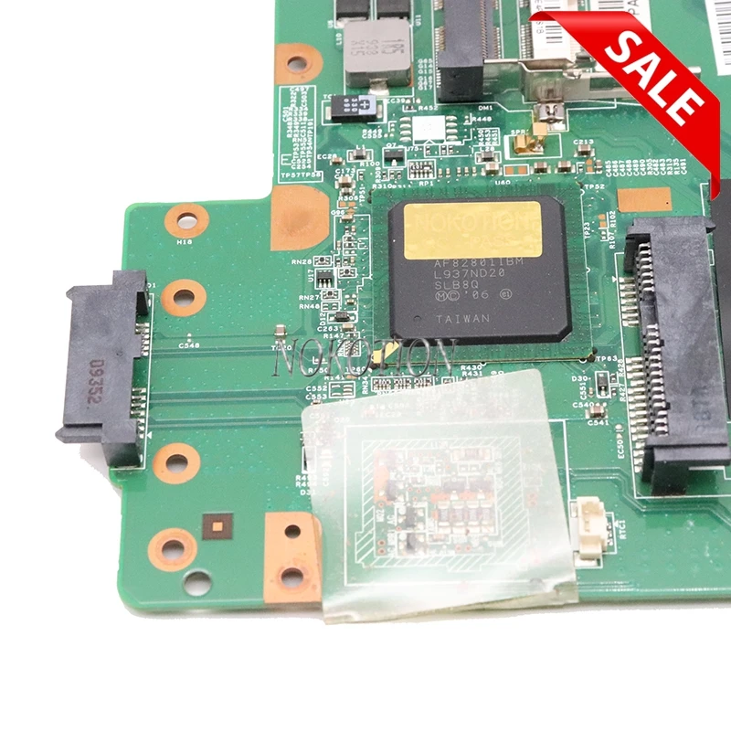 Материнская плата NOKOTION 578232 001 для ноутбука HP G60 CQ60 48.4FQ01.011 материнская DDR2 полностью