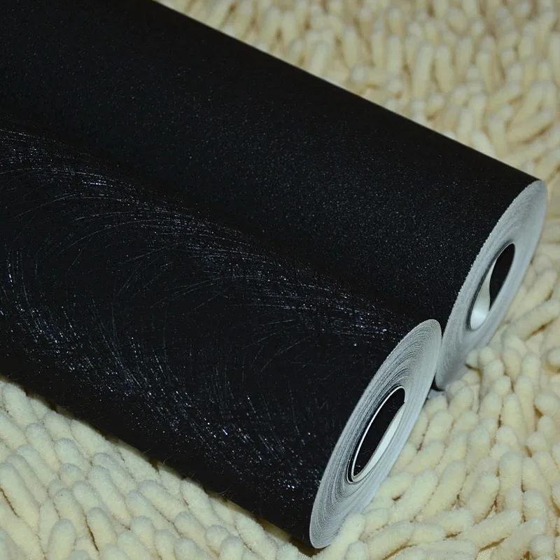 Обои из чистого шелка матовые черные водостойкие кожаные обои для съемок в