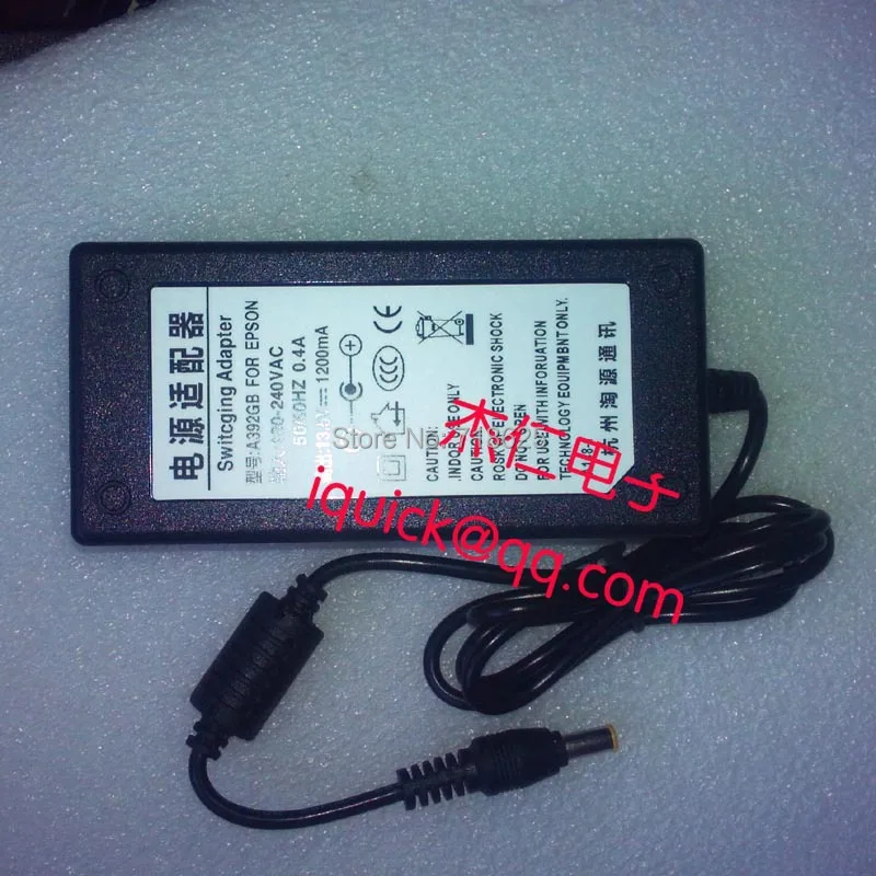 AC Power Adapter Charger for EPSON printer scanner A392GB PHOTO V200 V300 V350 V10 | Обустройство дома