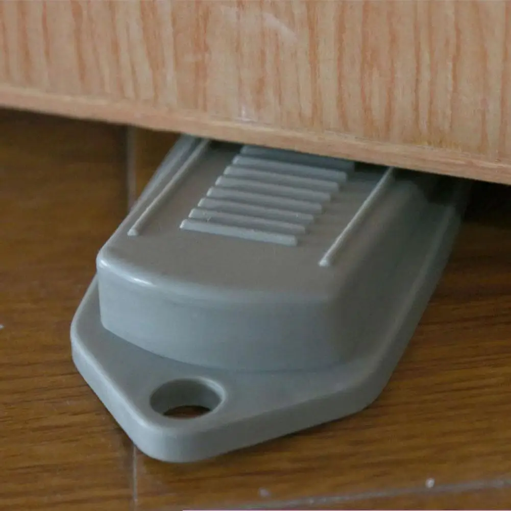 1х дверная клиновидная резиновая Стопорная стойка серая остановка безопасная