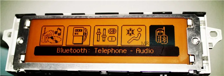 Автомобильный экран с поддержкой USB двухзонный Air AC Bluetooth дисплей желтый монитор 12