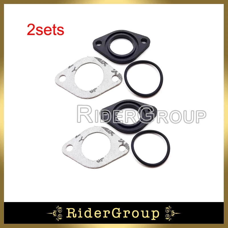 2 комплекта карбюратор для коллектора 25 мм прокладка впускной трубы уплотнение 110