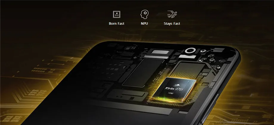 Смартфон huawei mate 10, 5,9 дюймов, Kirin 970, четыре ядра, Android 8,0, 4000 мАч, быстрая зарядка, задняя камера, 20MP
