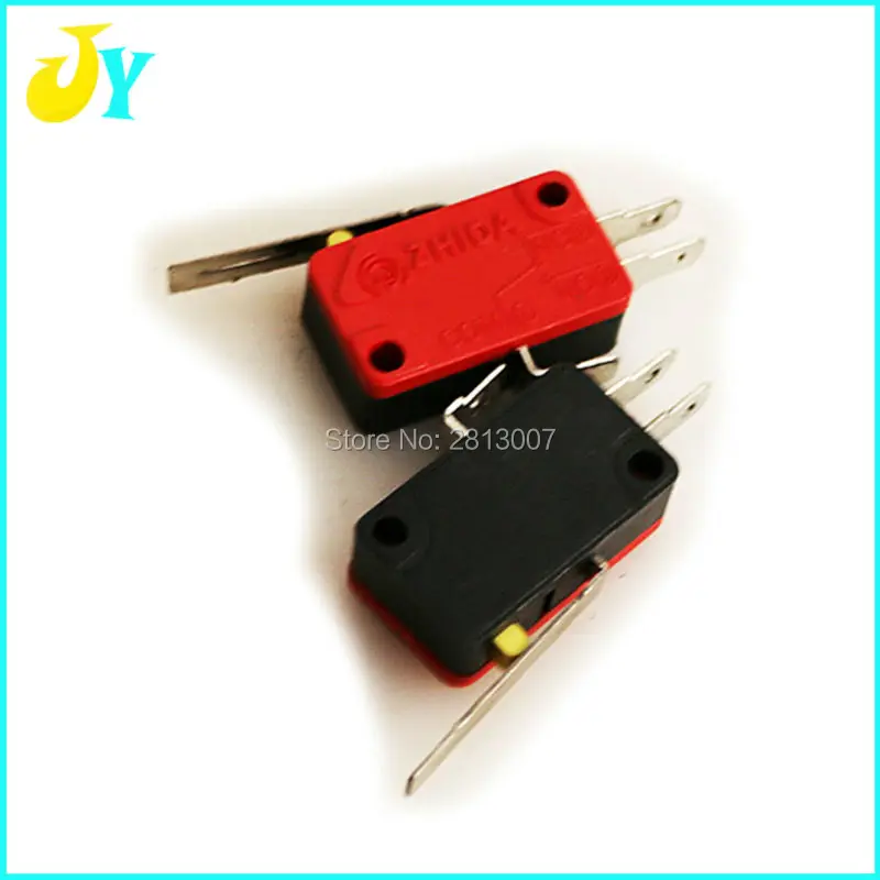 100 шт./лот 3-контактный Микропереключатель с рычажным тактом чувствительный