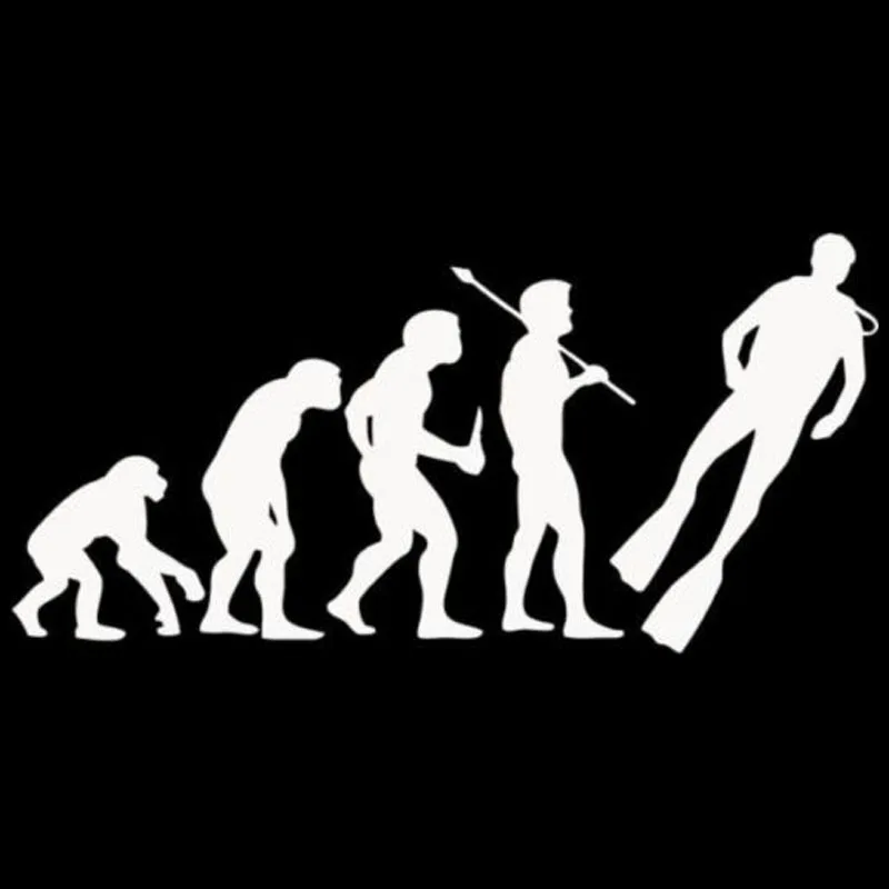 Виниловые наклейки для дайвинга 15 2*7 1 см