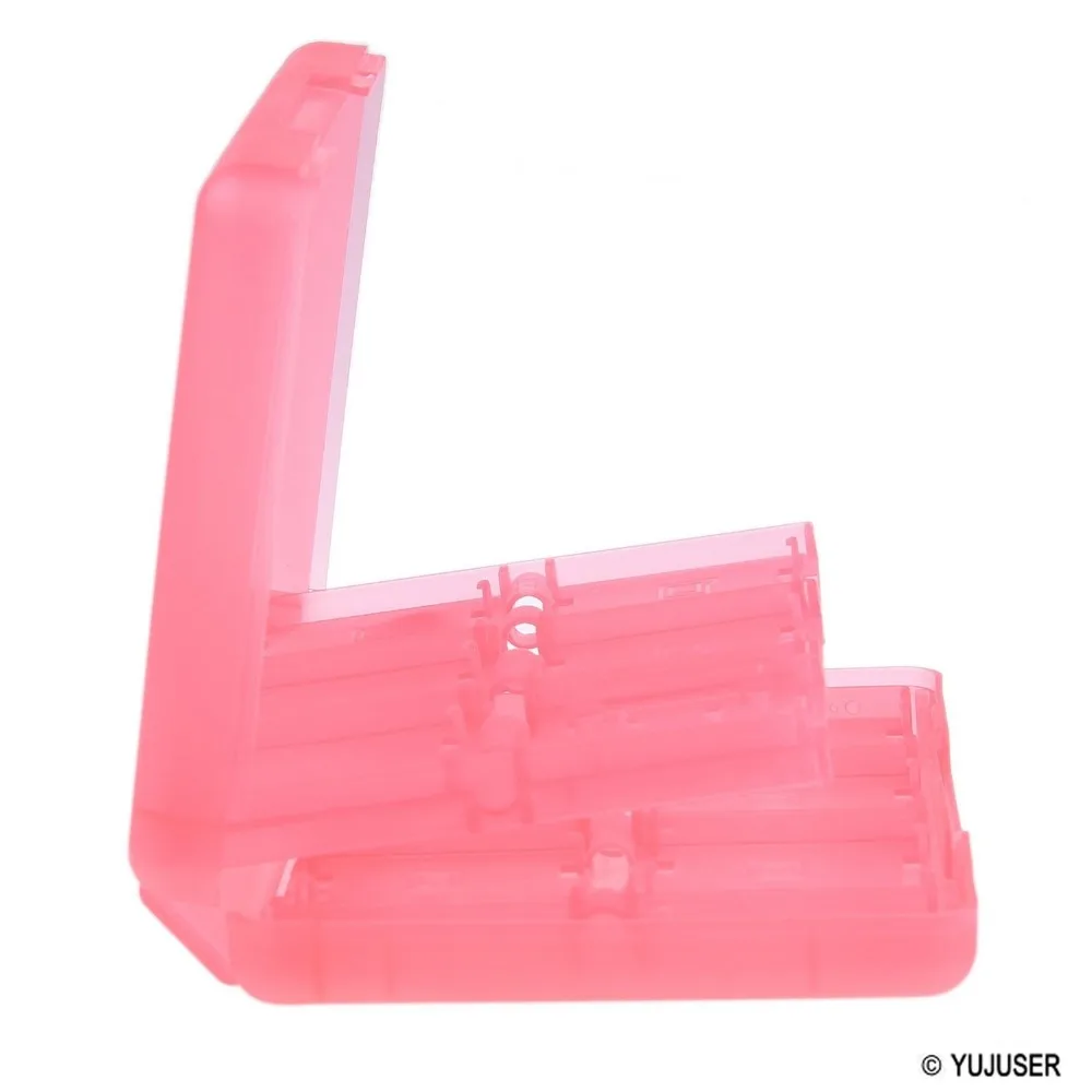 YUJUSER синий + красный пластиковый футляр для игровых карт NAND 3DS/3DS LL/3DS XL подходит 44