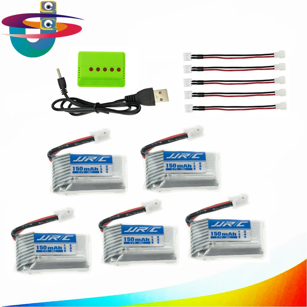 4/5/6 шт 3 7 v 150mAh 30C lipo батарея с X4/X5/X6 зарядное устройство для E010 E011 E012 E013 Furibee F36 H36