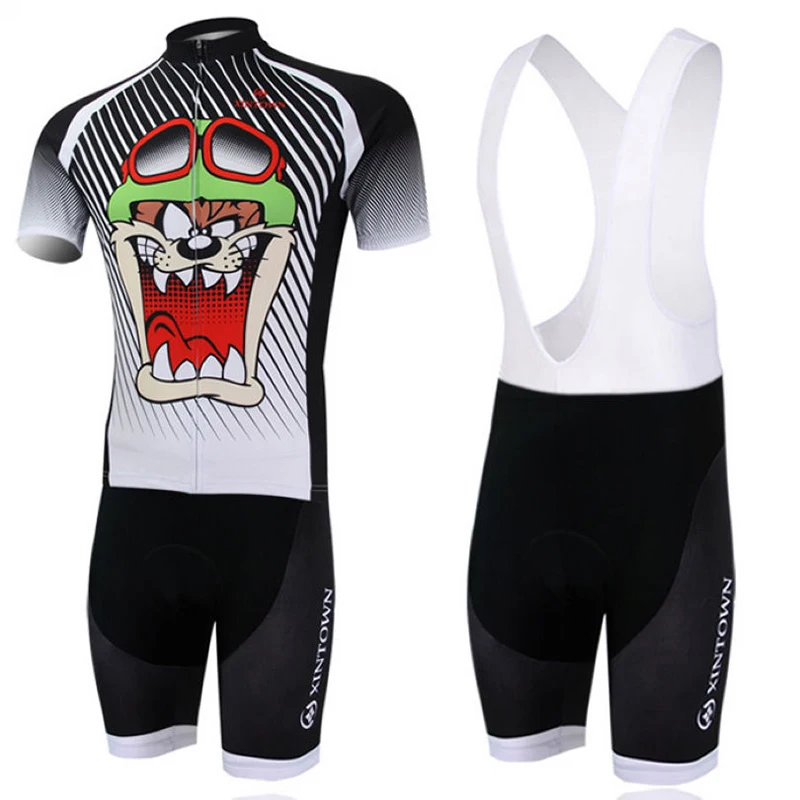 

XINTOWN Men's Summer Cycling Jersey Short Sleeve bicycle Sets mtb Ropa ciclismo Pro outdoor Bike Jersey Suit Riding Clothing Set