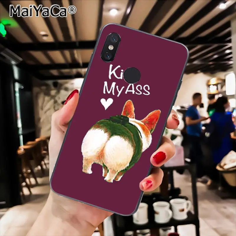 A11 MaiYaCa пикантные Пёс из мультфильма член супер милые корги чехол для телефона для Xiaomi Redmi8 4X 6A S2 7A 5A Redmi 5 5Plus Note5 7 Note8pro - Цвет: A11