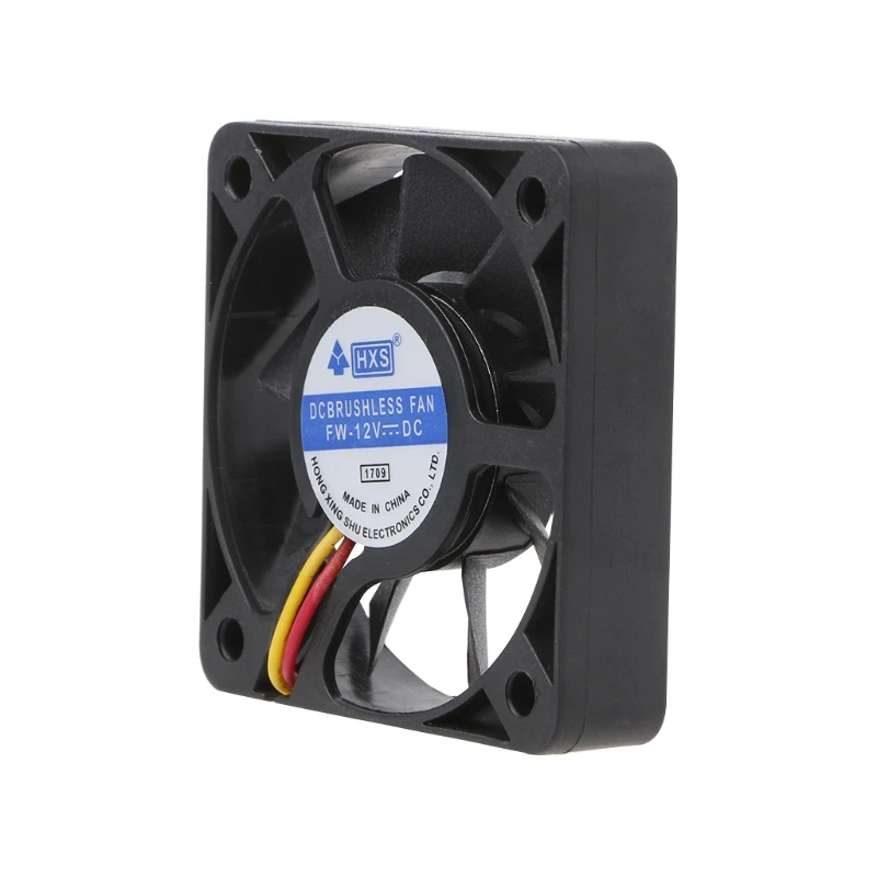 

Mini 50mmx50mmx10mm DC 12V 3Pin Brushless Cooler 9-Blade Blower Cooling Fan 5010