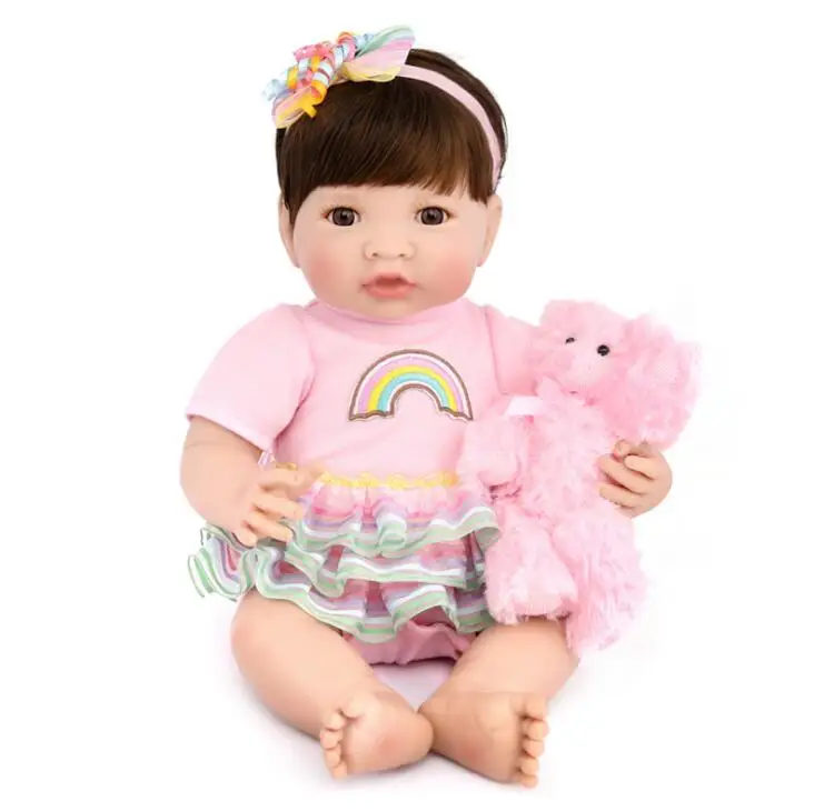15 дюймов baby reborn силиконовые игрушки для ванной всего тела Реалистичная