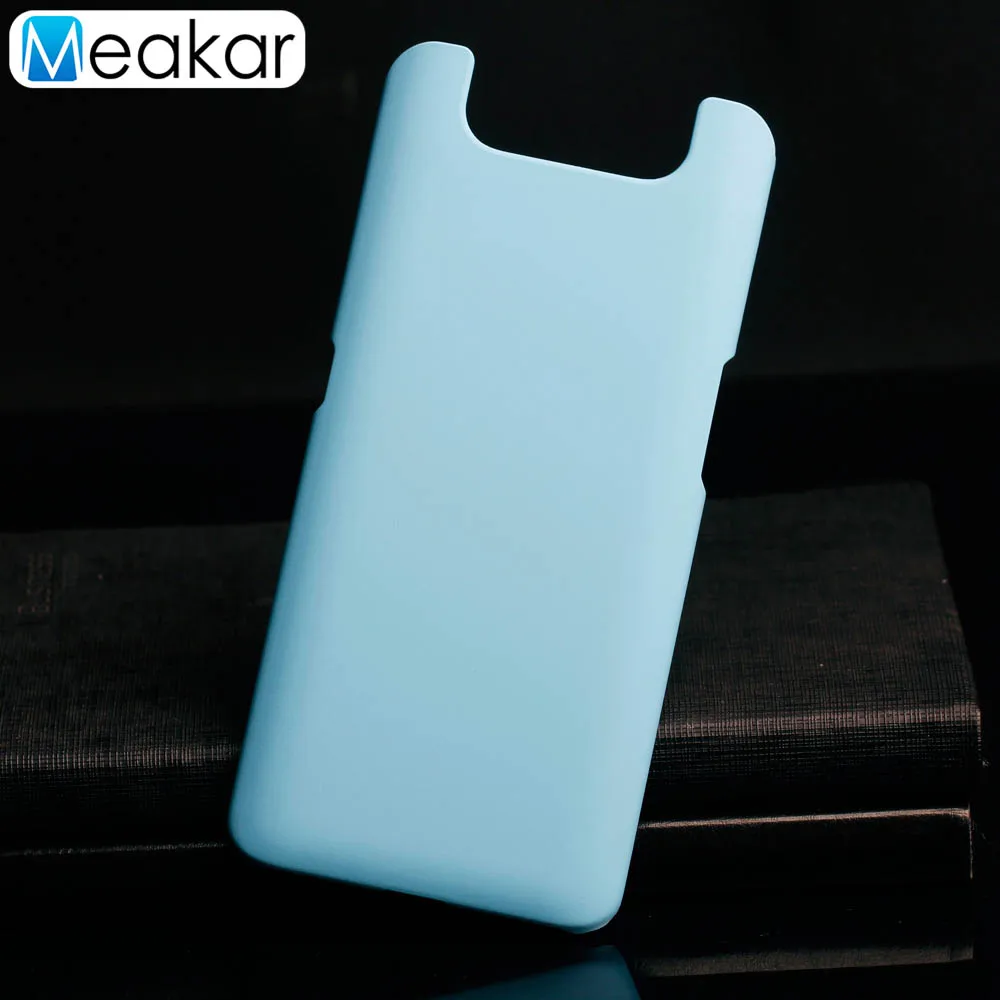 Sky Blue Пластик Coque 6.7For samsung Galaxy A80 чехол для samsung Galaxy A80 A90 SM-A805F SM A805F телефона чехол-лента на заднюю панель - Цвет: Sky Blue