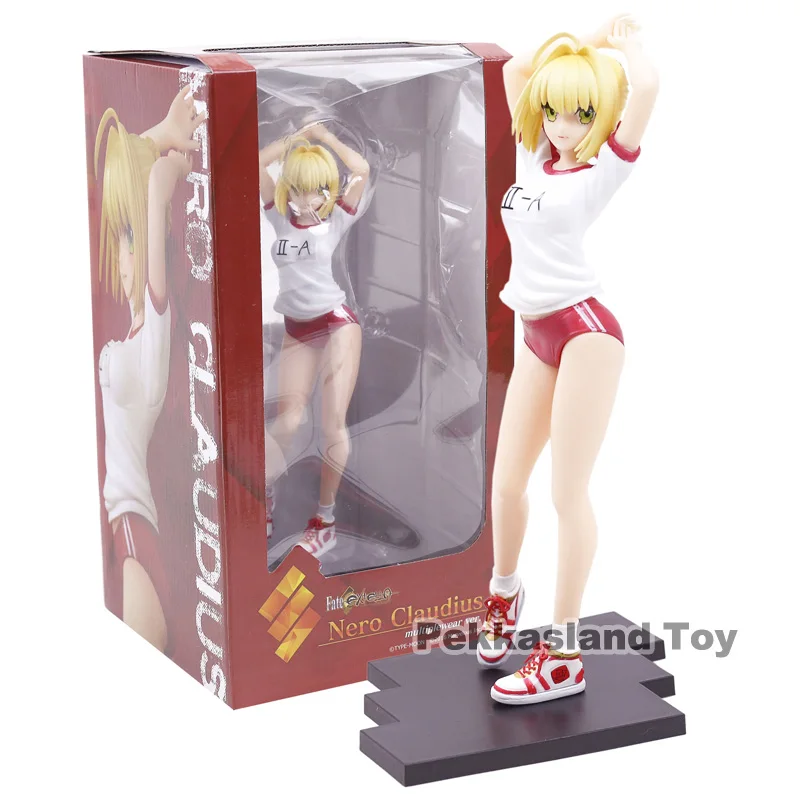 boxed Fate Extella саблей Нерон Клавдий Multiplewear Ver фигурка игрушка Коллекция FGO Модель Brinquedos Фигурки подарок 23 см - Цвет: boxed