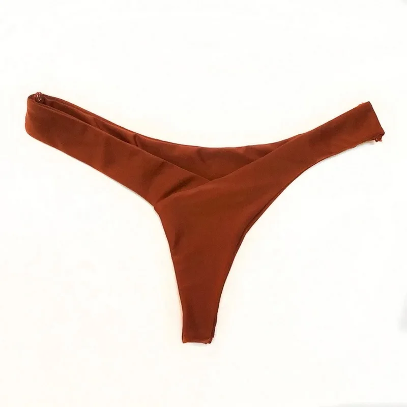 Vertvie Sexy Women Swim Shorts Swim Briefs Female Two-Piece Separates Bikini Top Bottoms Biquinis G-String Thong Swimwear