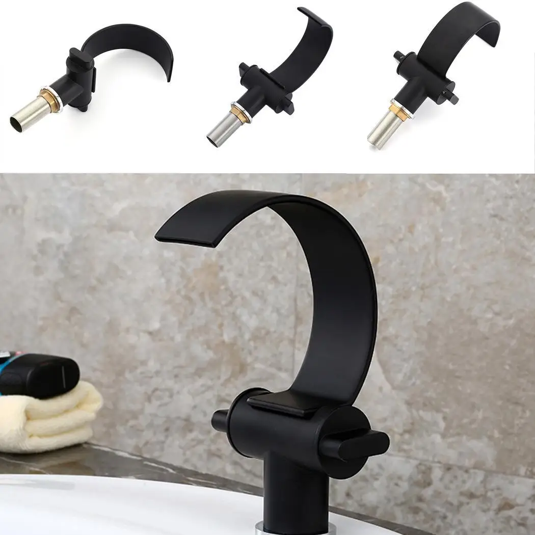 Прочный водопроводный кран раковина для ванны двойная черная ручка 13 мм