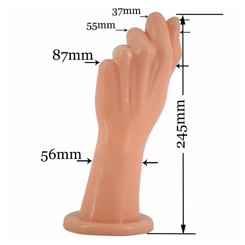 Большая Анальная пробка вставка фистинг кулак Секс игрушки мягкий фаллоимитатор