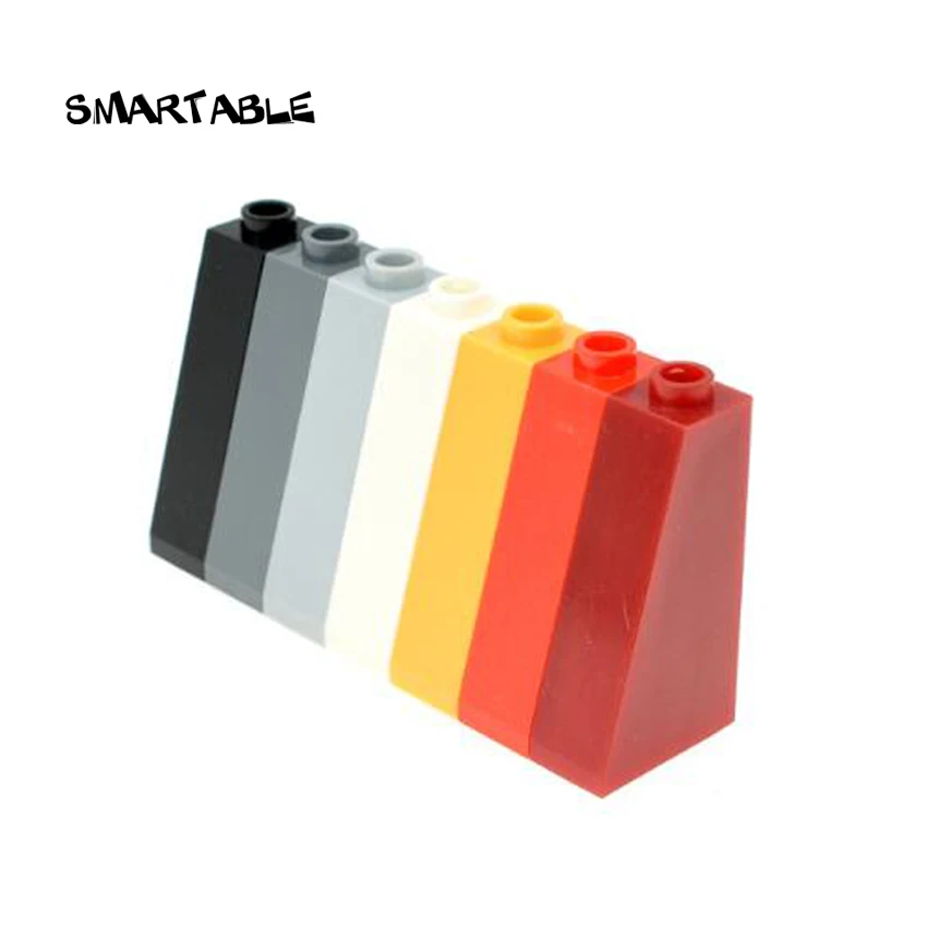 Умный наклон 75 ° 2x1x3 с полым стержнем строительные блоки MOC части DIY обучающие игрушки Совместимые все бренды 4460b игрушки 50 шт./лот