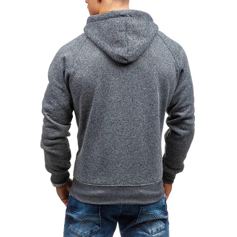 

ZOGAA Mens Sweatshirts Hoodies Zipper Casual Jacket Spring Autumn Fashion Design Slim Thin Mens Jackets and Coats Hooded Outwear