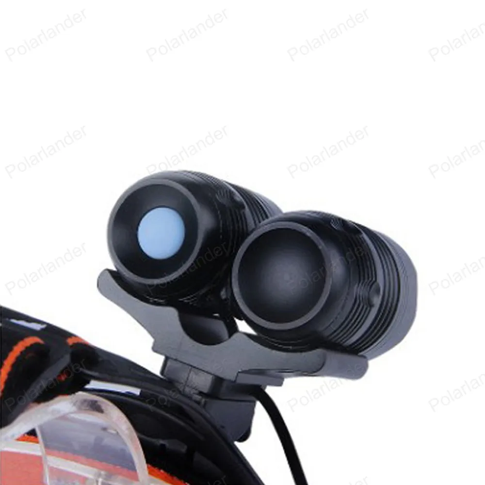 Водонепроницаемый свет телескопический зум зарядки дальнего глава лампы led