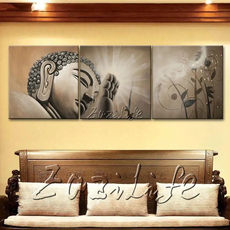 Будда картина Дзен холст стены искусства современный абстрактная живопись
