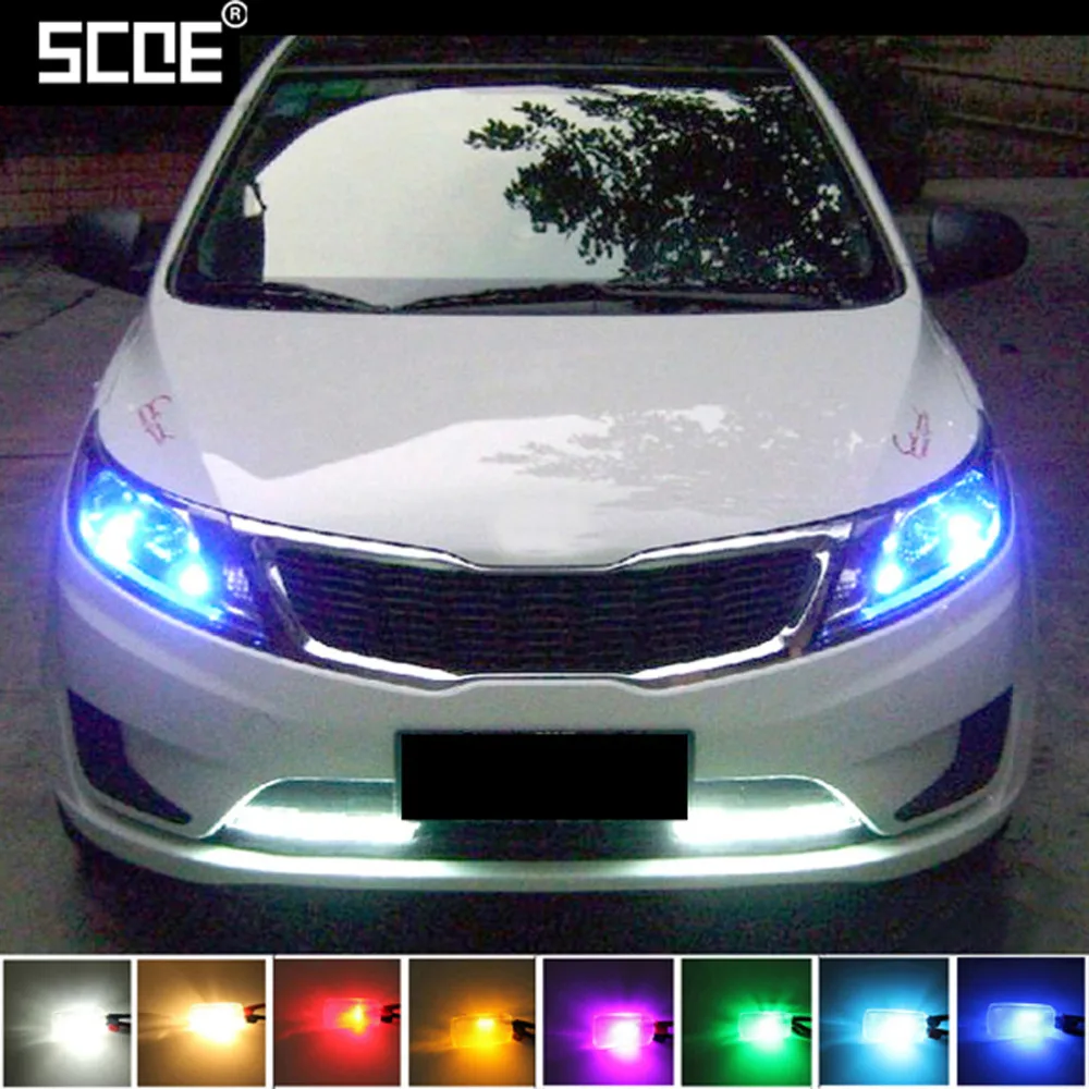 Светодиодная лампочка SCOE для автомобилей Kia Rio K2 Ceed K3 K5 Forte Sportage Cerato Carens Sorento 2x6SMD |