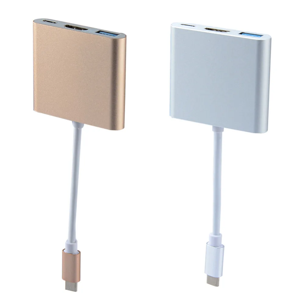 USB C 3 1 конвертер многопортовый цифровой av адаптер Тип до 4 K HDMI 0 кабель для зарядки
