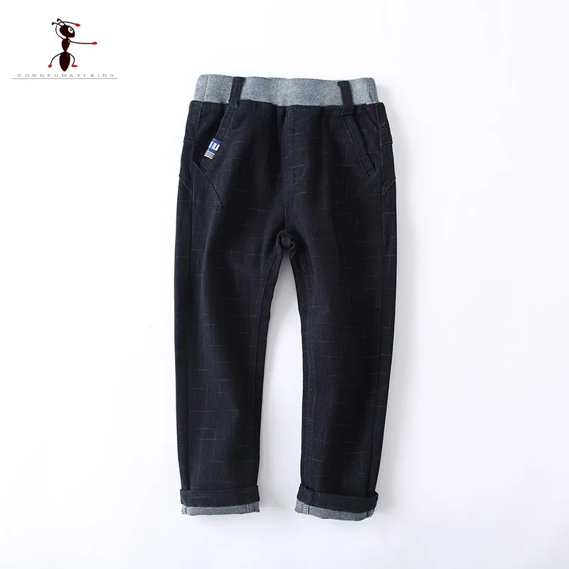 Джинсы кунг фу муравей 2017 джинсы для мальчиков деним знаменитого бренда детские