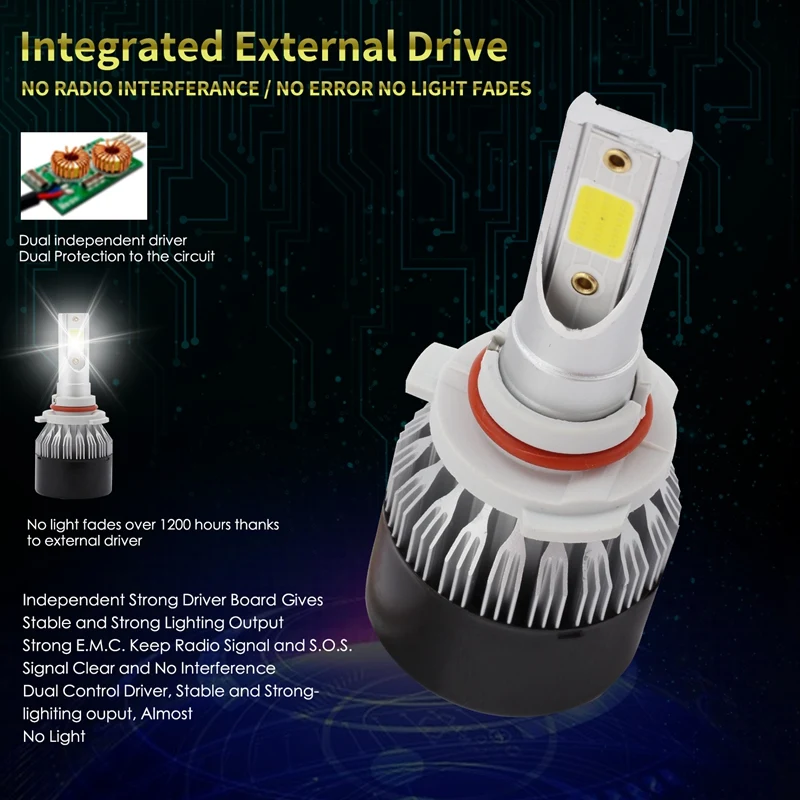 Dob 9006 Hb4 Led Headlight Lamp Light Bulbs Conversion Kit 1500W 225000Lm Hid 6500K | Автомобили и мотоциклы
