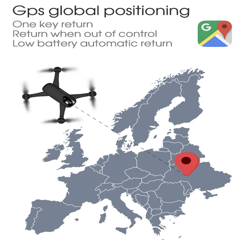 Квадрокоптер с двойным GPS-Навигатором дистанционное управление гусеничным