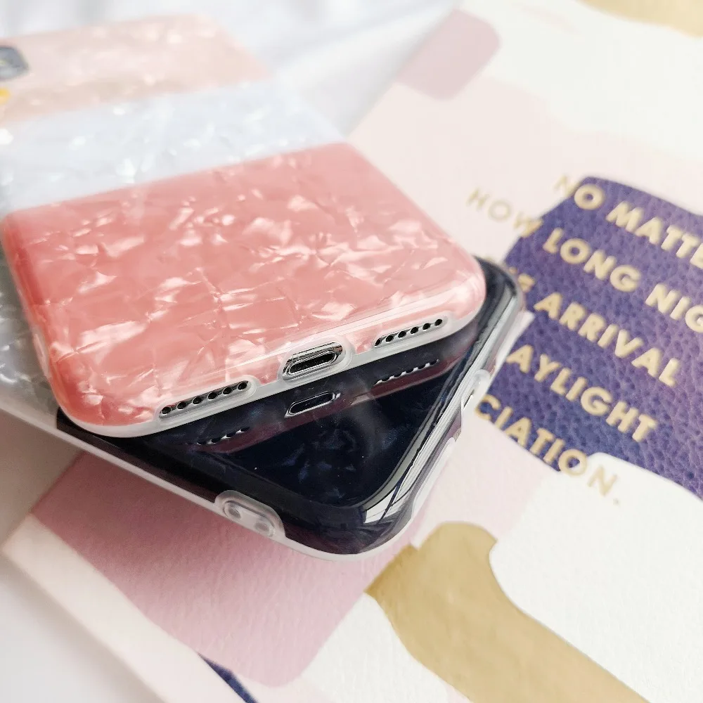 DISCASE Fantasy Shell чехол для телефона iphone XS MAX XR X 7 8 6 6s plus простой Простроченный цветной