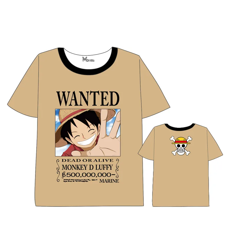 Аниме ONEPIECE цельная футболка для мужчин и женщин с коротким рукавом летнее платье