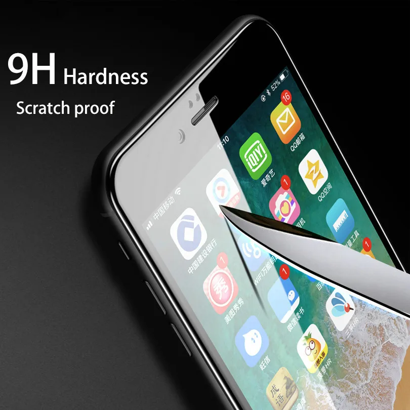 5D закаленное стекло для iPhone SE 2020 6 6s 11 Pro XR X XS Max полное покрытие 11pro 7 8 Plus защита