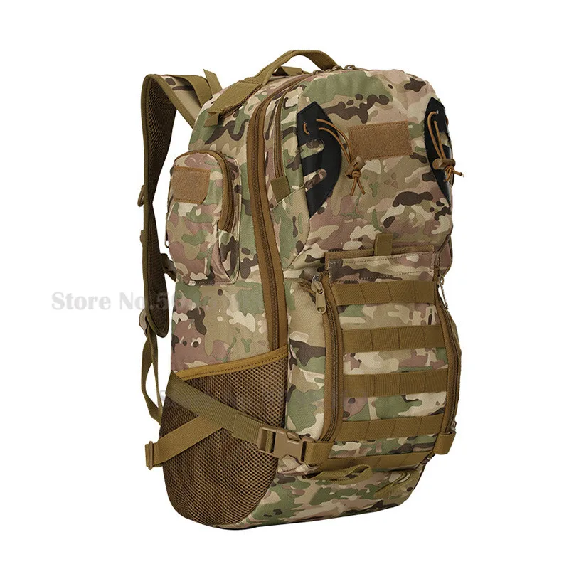 45L Тактический Большой Вместительный Рюкзак Molle военный рюкзак камуфляжный