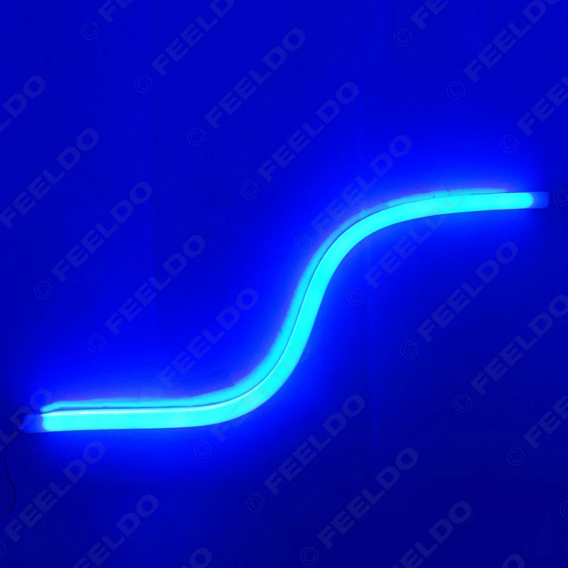 1 шт. 45 см DRL гибкий светодиодный трубка Газа Габаритные огни указатель поворота