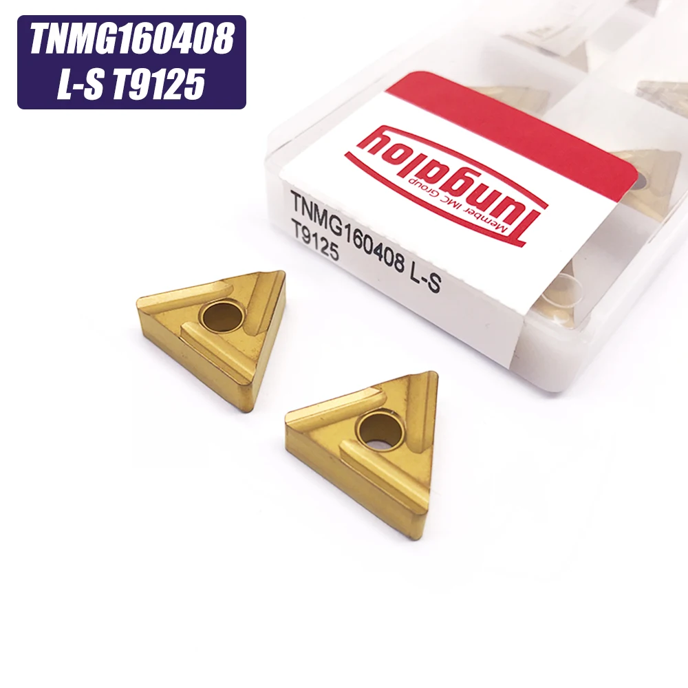 10 шт TNMG160408 L S T9125 карбида вставки Внешних Токарные Инструменты резец инструмент