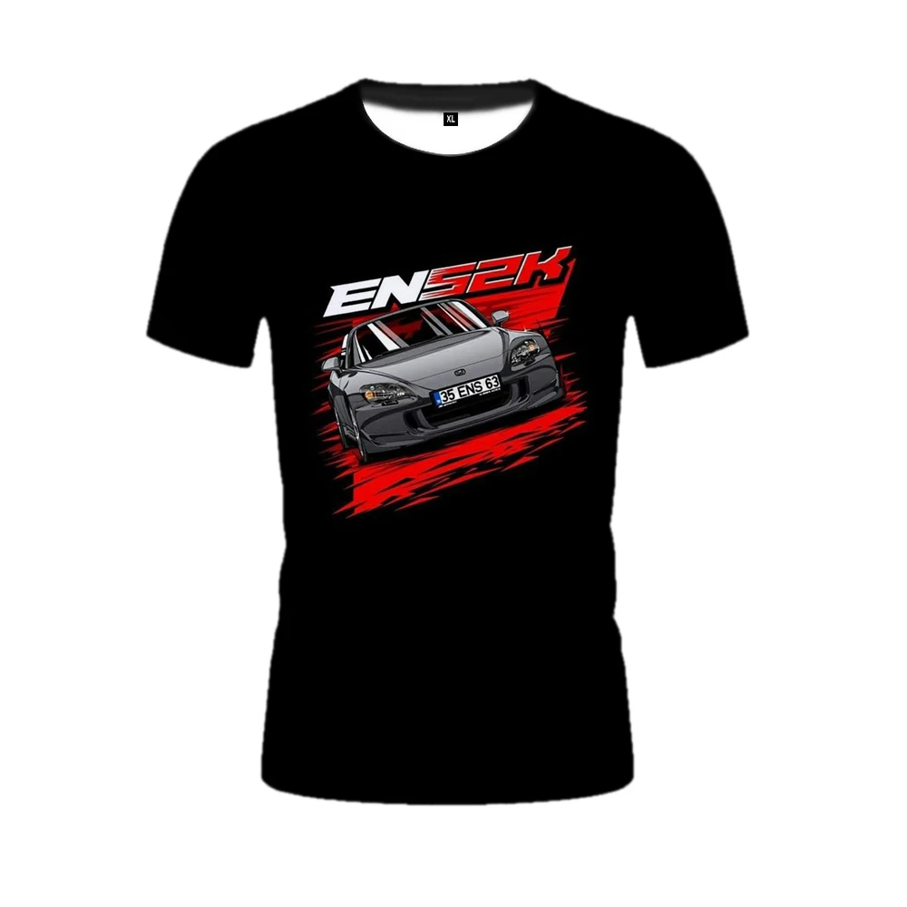 3d печать мультфильм Спортивная футболка автомобиля Мужская Уличная рубашки для