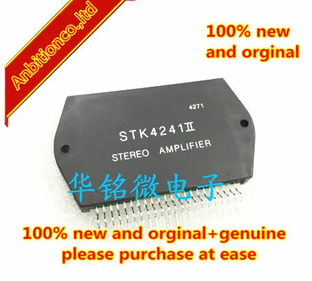 10pcs 100% new and original STK4241II 2ch AF Power Amplifier (Split Power Supply) (120W + 120W min, THD = 0.4%) in stock
