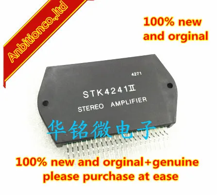 1 шт. 100% новый и оригинальный усилитель мощности STK4241II 2ch AF (разделенный источник