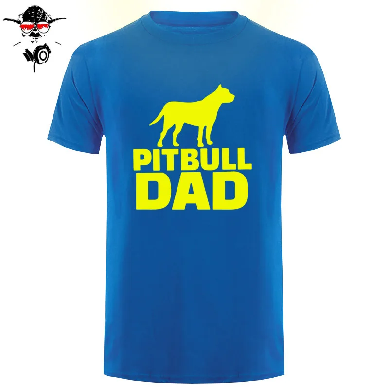 Концертные футболки Pitbull, папа, собака, мужские футболки с коротким рукавом, одежда с принтом, Мужская хлопковая футболка с круглым вырезом, серая мужская футболка