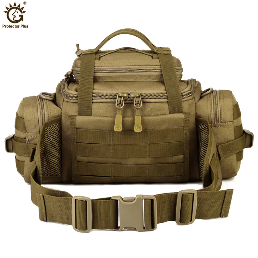 900D Military Tactical Back Pack Waist Pack Male Fanny Pack Molle Bag Anti-tearing Nylon Belt Pocket Hunting Waist Bag