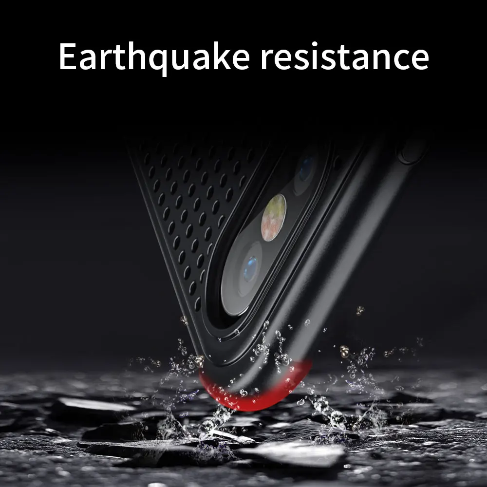 KISSCASE Magnetic Ring Holder Case For iPhone 8 7 Plus Heat Dissipation Breathable 6S 6 XS Max XR |