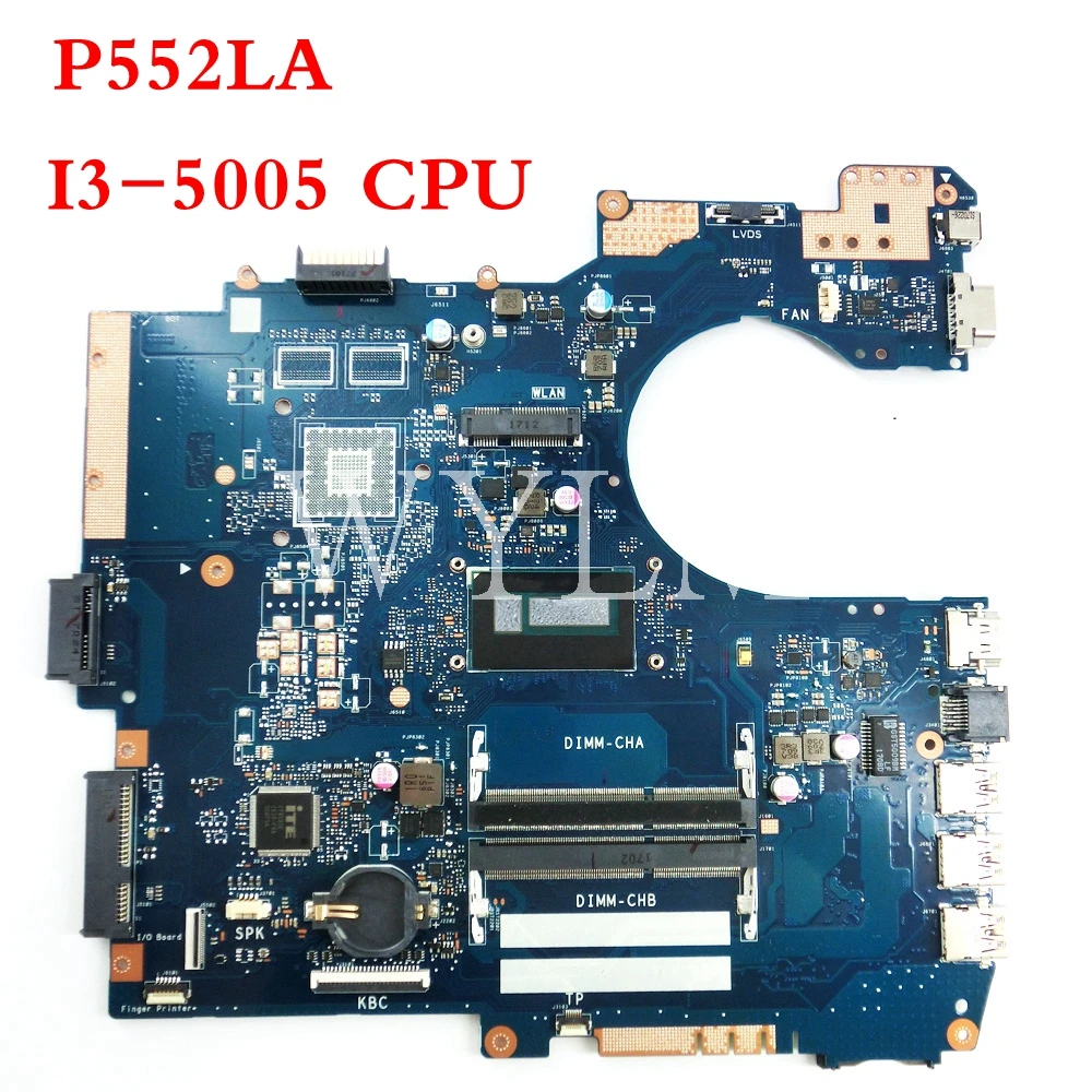 P552LA I3 5005 процессор ноутбук материнская плата для ASUS P552LJ 90NX0050 MB2300 протестирована